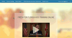 Desktop Screenshot of freshforfloridakidstraining.com